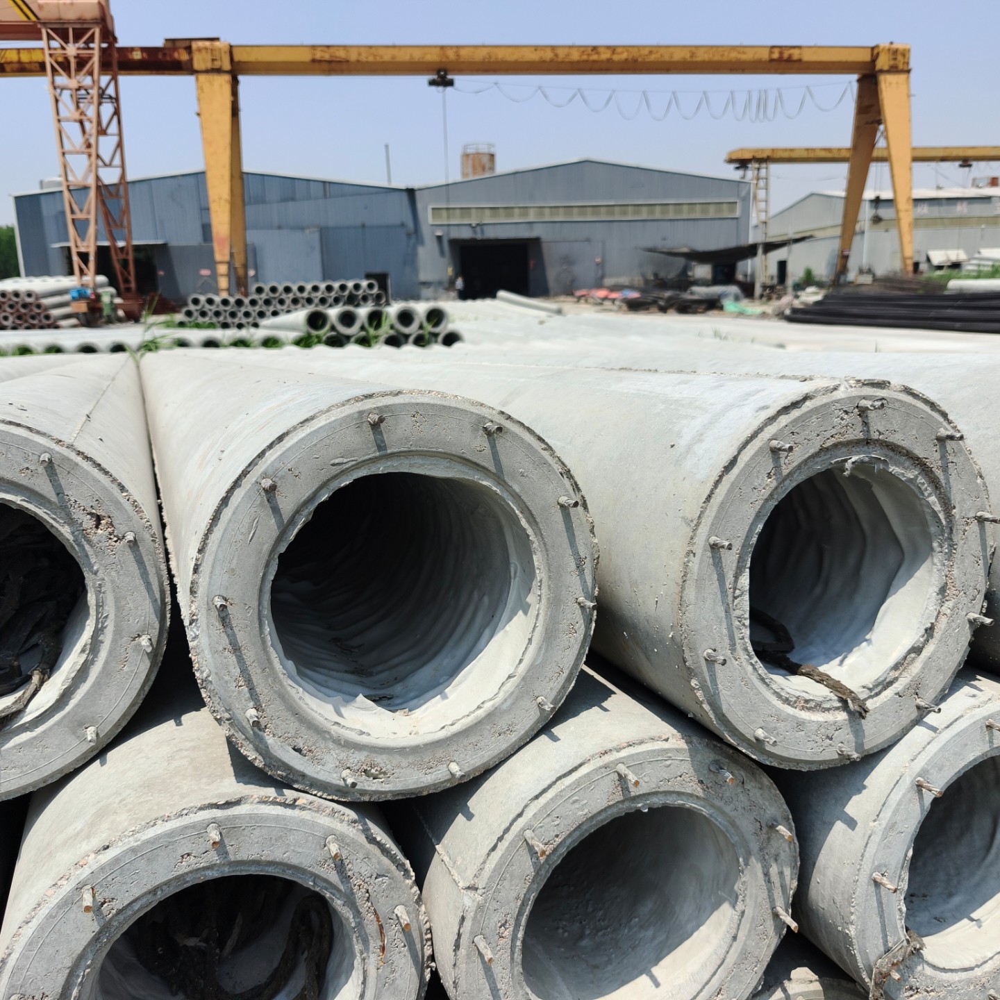 泰山150×10米预应力水泥电线杆